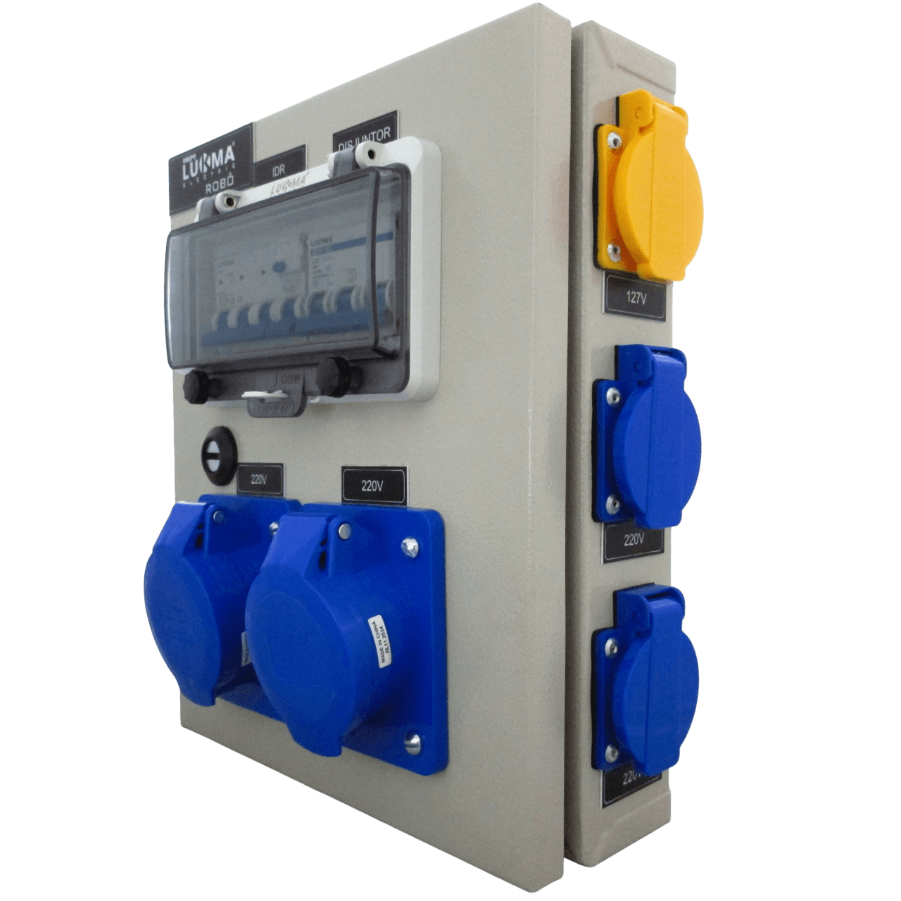 QUADRO ROBÔ (1 MINI DISJUNTOR TRIPOLAR 32A | 1 DR TETRAPOLAR 40A