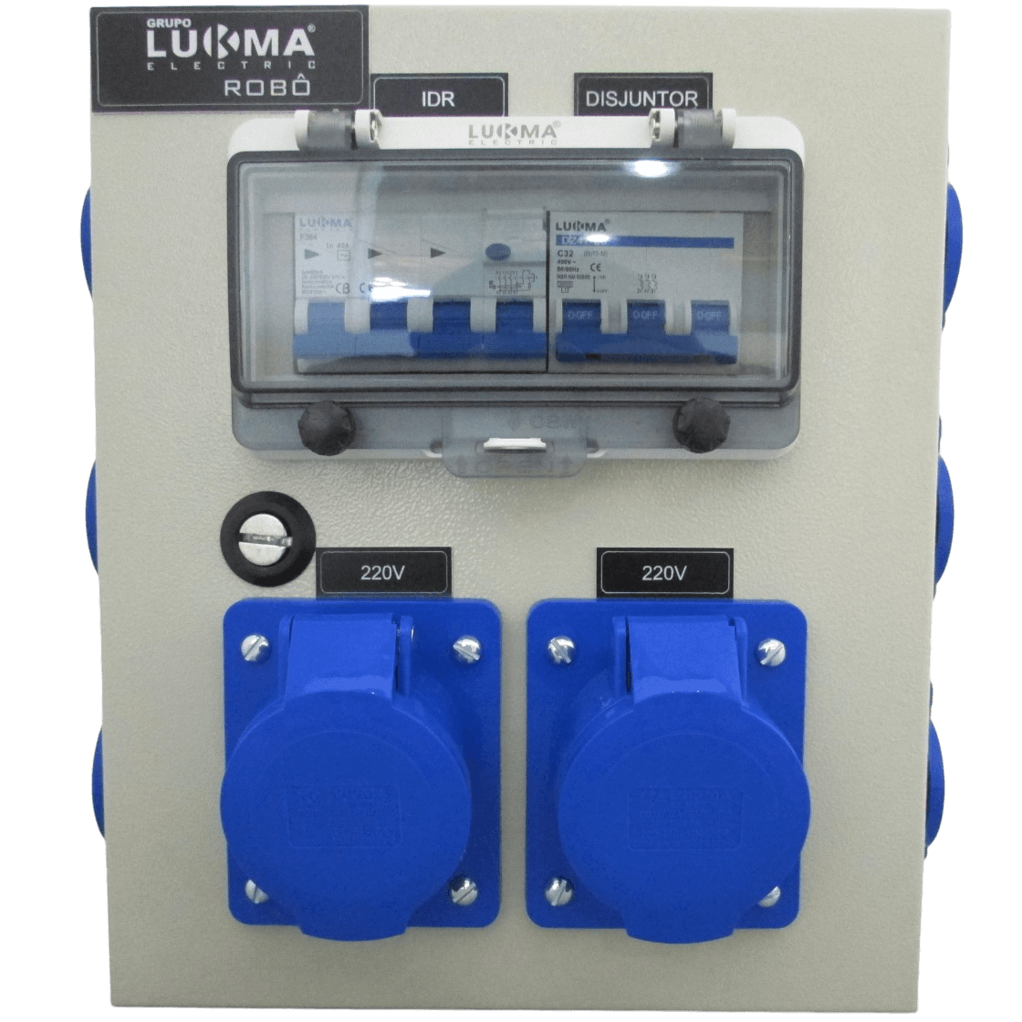 QUADRO ROBÔ (1 MINI DISJUNTOR TRIPOLAR 32A | 1 DR TETRAPOLAR 40A