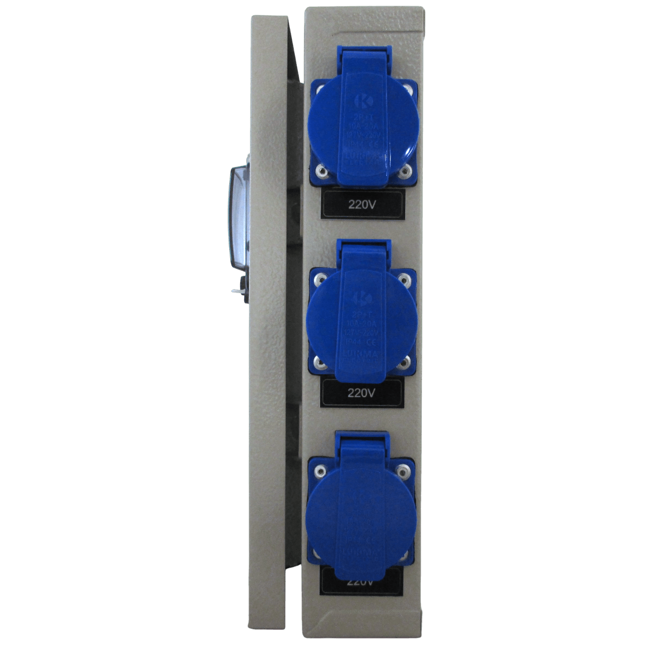 QUADRO ROBÔ (1 MINI DISJUNTOR TRIPOLAR 32A | 6 TOMADAS NBR LATERAL